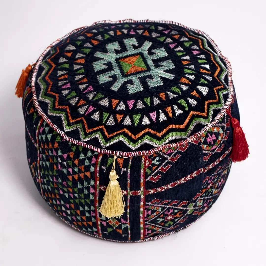 Egypt Antiques Puff Arabic Filling Cotton Full Color Mixed Handmade
