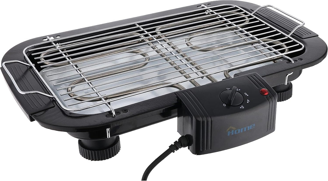 Portable Electric Grill, Smokeless Portable Electric Grill with 5 Adjustable Gears for Home and Camping