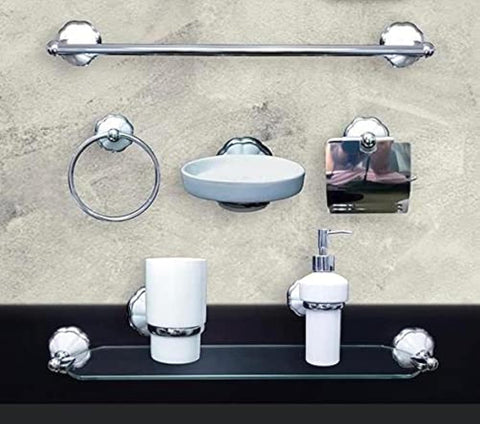 Bath Accessory Set, White
