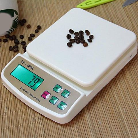 High Precision Digital Kitchen Scale - Electronic with LCD Display, Ideal for Accurate and Easy Measurement of Ingredients, 10kg Capacity