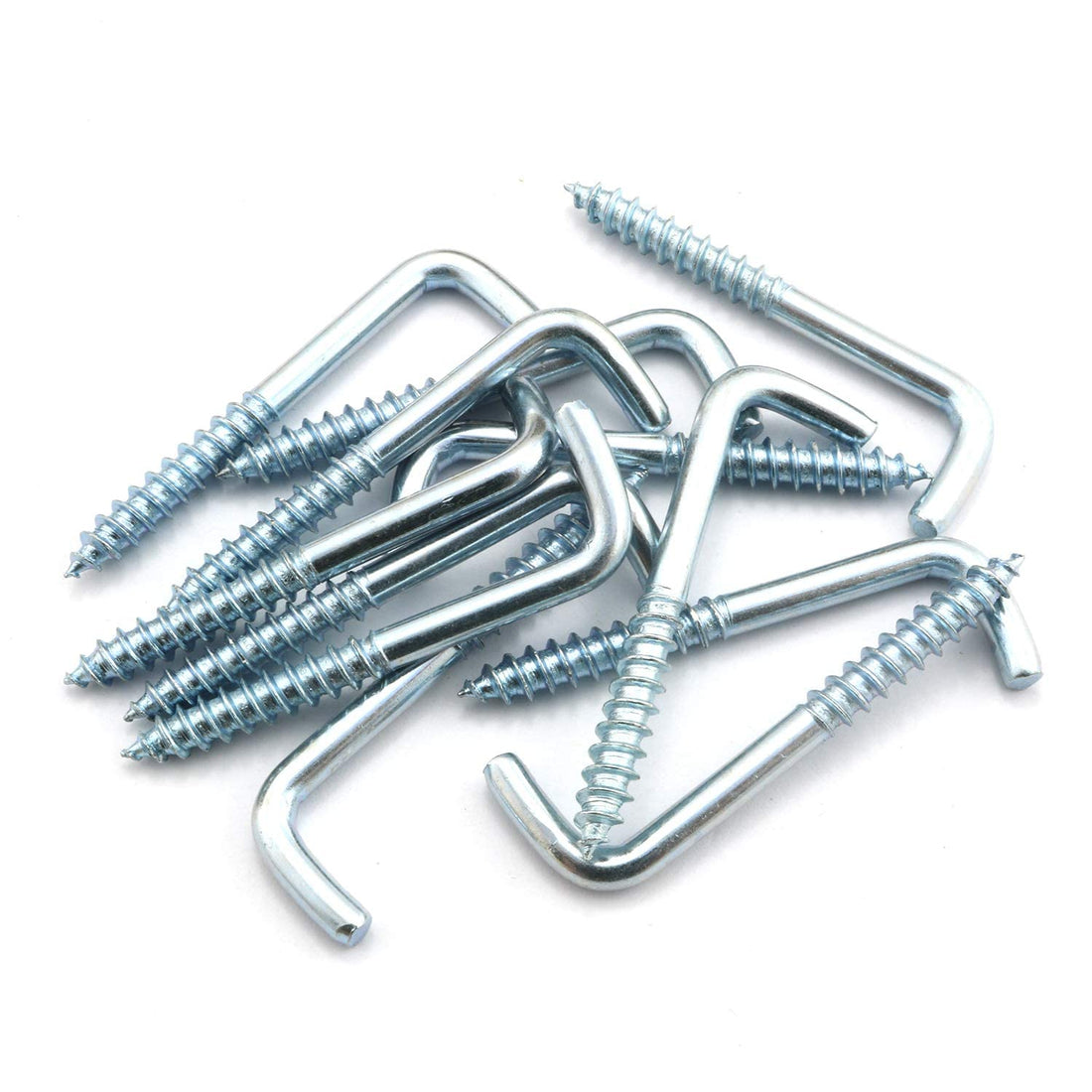 Generic Self-Tapping L Shape Right Angle Hooks (L 50mm, Carbon Steel, 10 Pcs)
