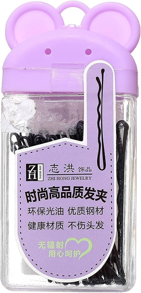 Zi Hong 24 Pieces Hair Pins - Black