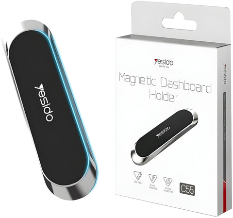 Next Store Magnetic Phone Holder Strong Mount Dashboard Phone Holder, Stylish Design Zinc Alloy Model C55, Slim and Secure Phone Stand, Multi-Use for Car and Office, Easy to Install for All Phones