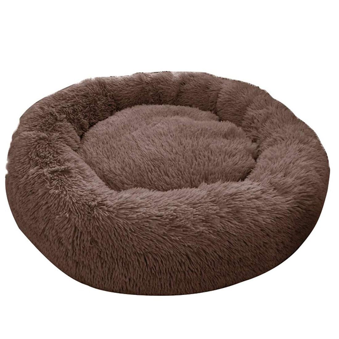 Moro Moro 3 Deluxe Washable Round Fluffy Extra Large Dog Beds Sofa (Xxl, Brown)