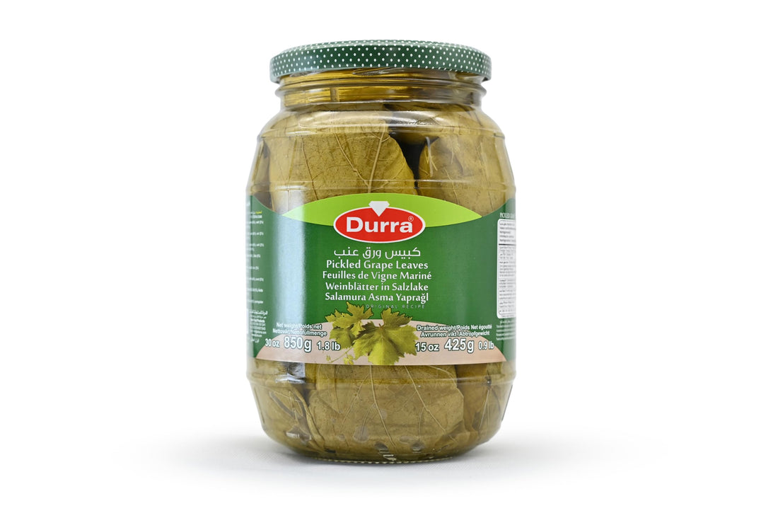 Durra, Grape Leaves, 850 g, Glass Bottle