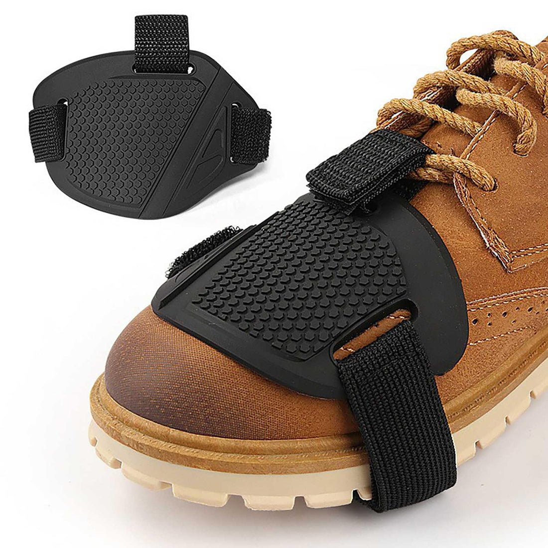 Motorcycle Shift Pad, Shoe Cover Protector, Practical Shift Accessory for All Kinds of Riding Boots and Shoes (1 Medium Black)