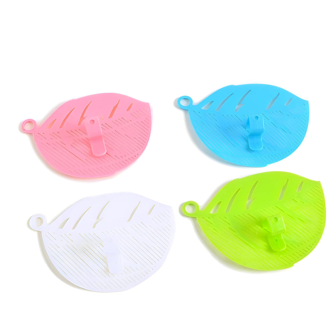 Versatile Strainer - 4 Piece Leaf Filter Collection with Ingenious Design, Leak-Resistant and Effortless Setup, Ideal for Cleaning Rice, Pasta, Fruits, and Veggies.