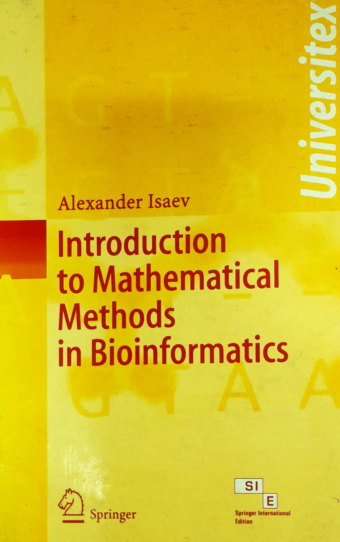 Introduction to Mathematical Methods in Bioinformatics (PB)- india