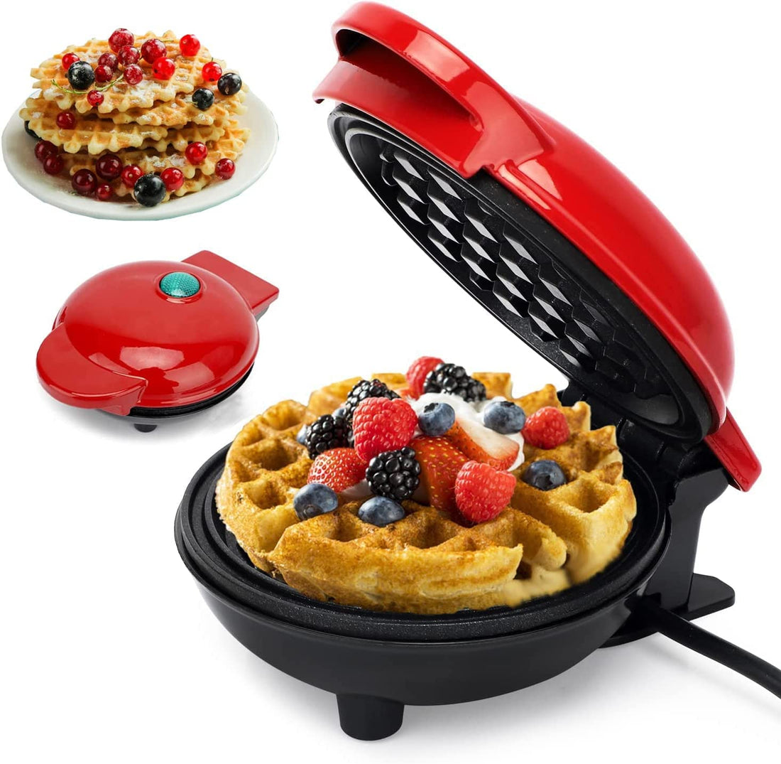 Waffle Maker Machine 3 In 1 For Home Kitchen Appliances For Home Kitchen Items Gift Non-Stick Surfaces4 Inch,Perfect For Breakfast,Dessert,Sandwich,Pan Cakes,Paninis/Other Snacks,Beige
