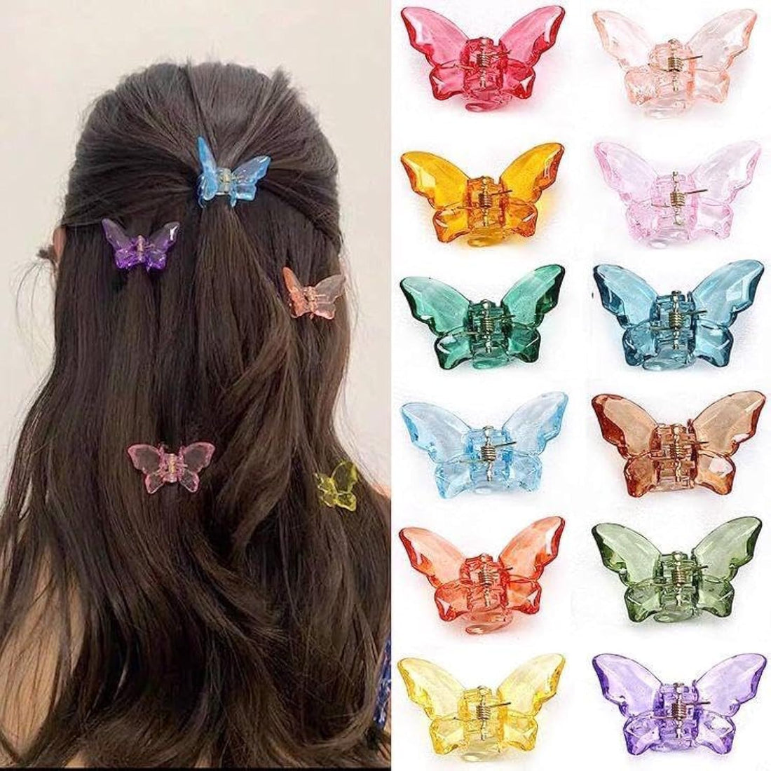Fashion Hair Clip 6 Pieces Small Size