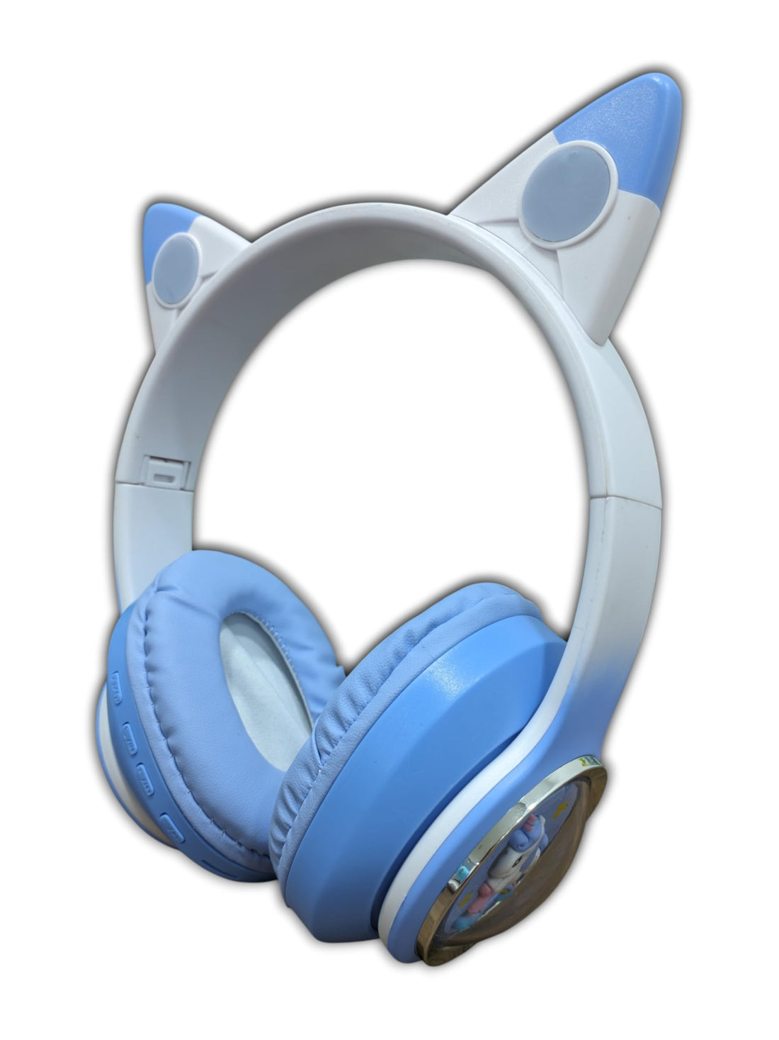 Headset M33 Wireless Bluetooth Gaming Headphones with RGB Lighting, Cat Ear Design, HD Sound Quality, Built-in Microphone, 5.3 Wireless Technology, HI-FI Technology, Memory Card Support (Blue)