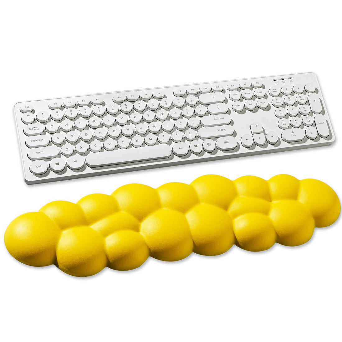 Leolee Wrist Rest Pad, Elbow Pads for Desk (Yellow 8)