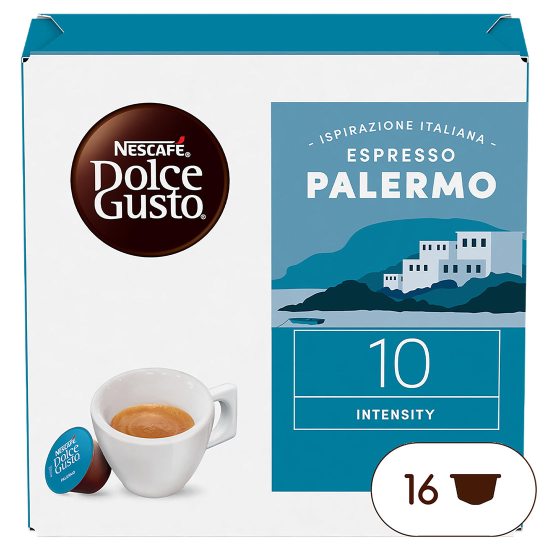 NESCAFÉ DOLCE GUSTO Palermo Espresso Pods - 16 Capsules