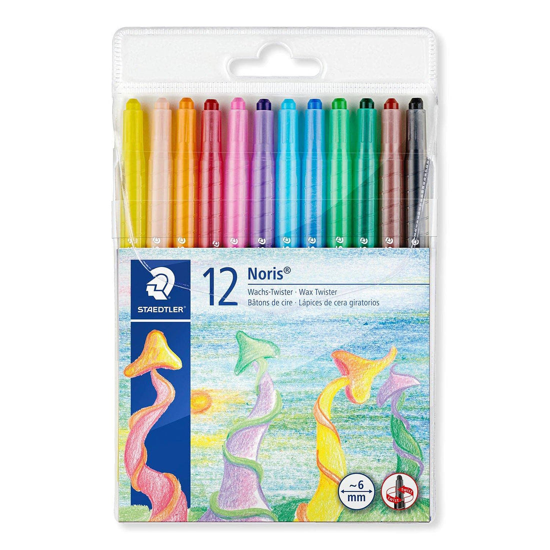 STAEDTLER Wax color set of 12 colors - 221 NWP12