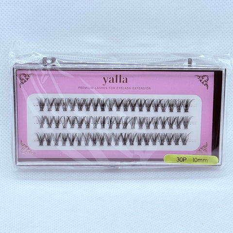 Individual One by One Lashes 9mm, 10mm, 11mm, 12mm and 13 mm – Natural Wispy Lash Extensions, Lightweight False Eyelashes for DIY Lash Extension, Professional Salon Look (10mm)