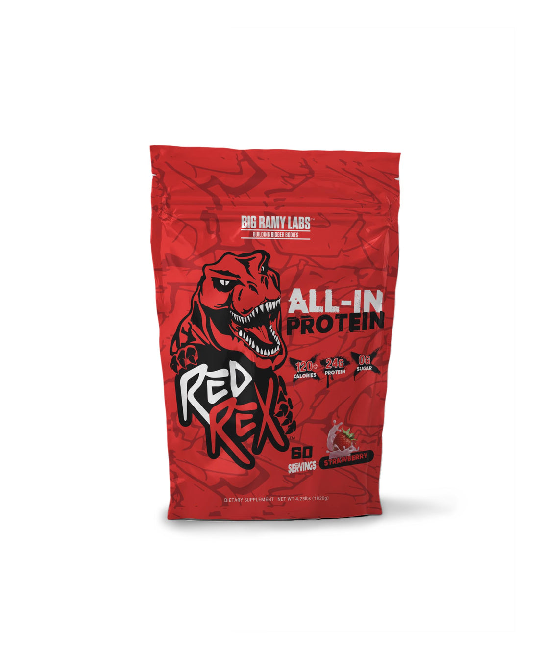 Red Rex All in Strawberry Protein Supplement 1920 g