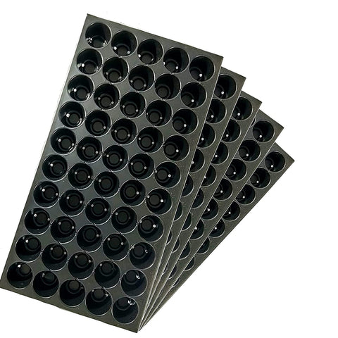 Seedling Tray / Reusable Black Tray with 50 Holes ( Pack of 25 )
