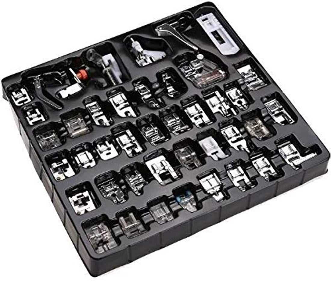 Home Sewing Machine Foot Presser Feet Kit, 42 Pieces