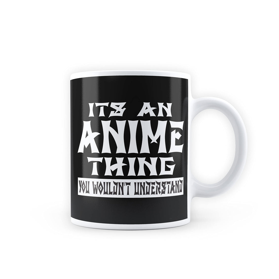 MCSID RAZZ MC SID - Anime Design Ceramic Coffee Mug for Fans and Loved Ones (It's an Anime Thing)