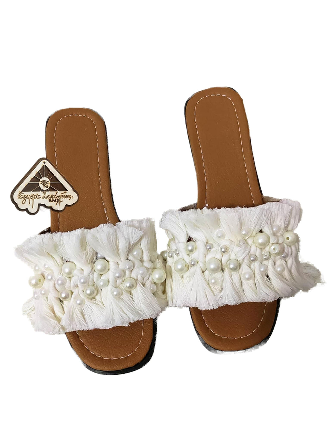 Egypt Antiques Intex Handmade Macrame Slippers