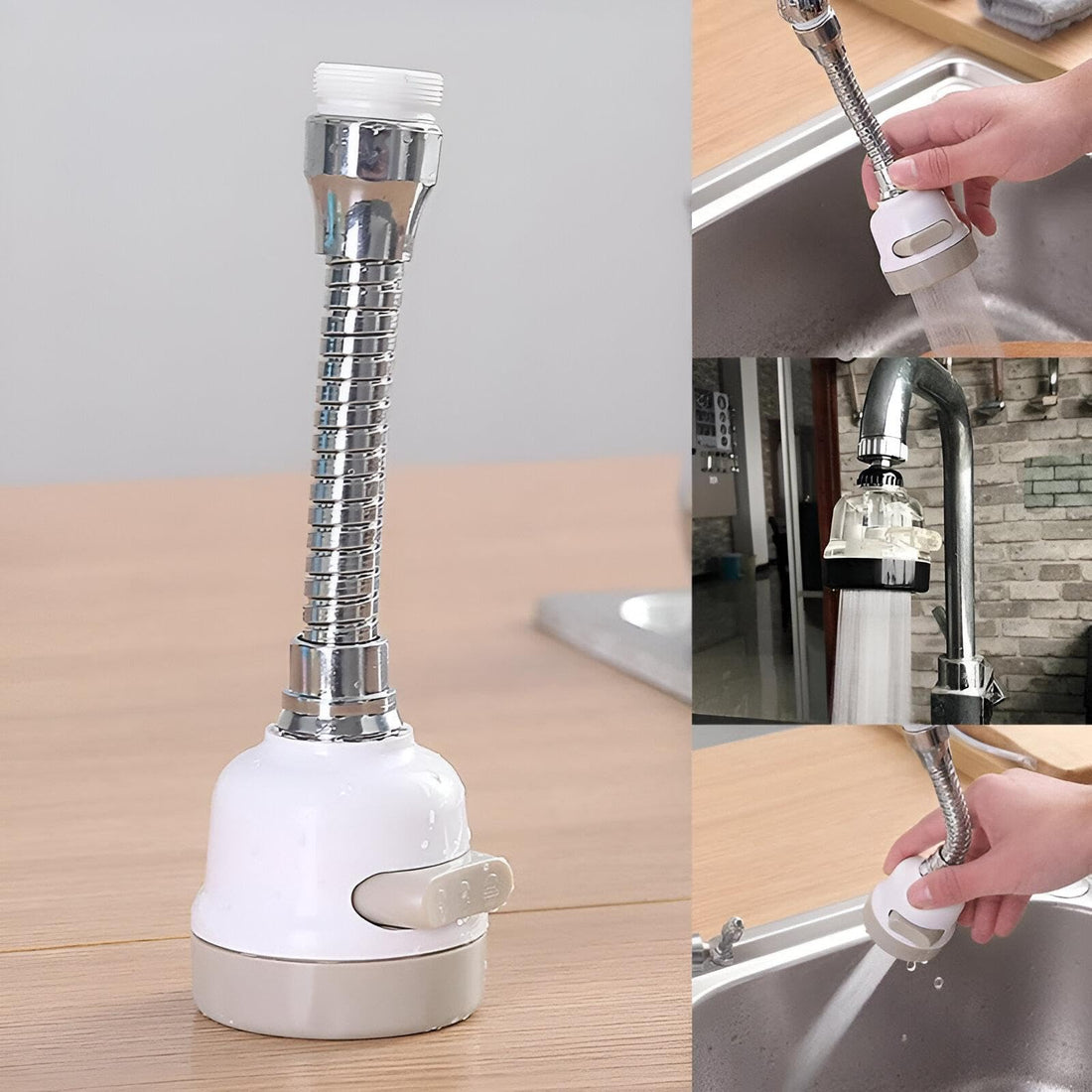 Kitchen Faucet Hose - Experience the Power of a Kitchen Nozzle That Provides Adjustable Water Pressure, Easy Installation Methods, and 360 Degree Rotation for Easy Cleaning and Water Conservation