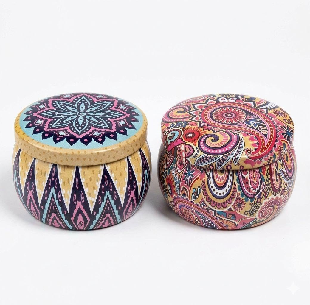 Scented Candle - High-concentration fragrance with long-lasting aroma, perfect for creating a romantic, cozy ambiance in any room. (M6 – 2 pcs)