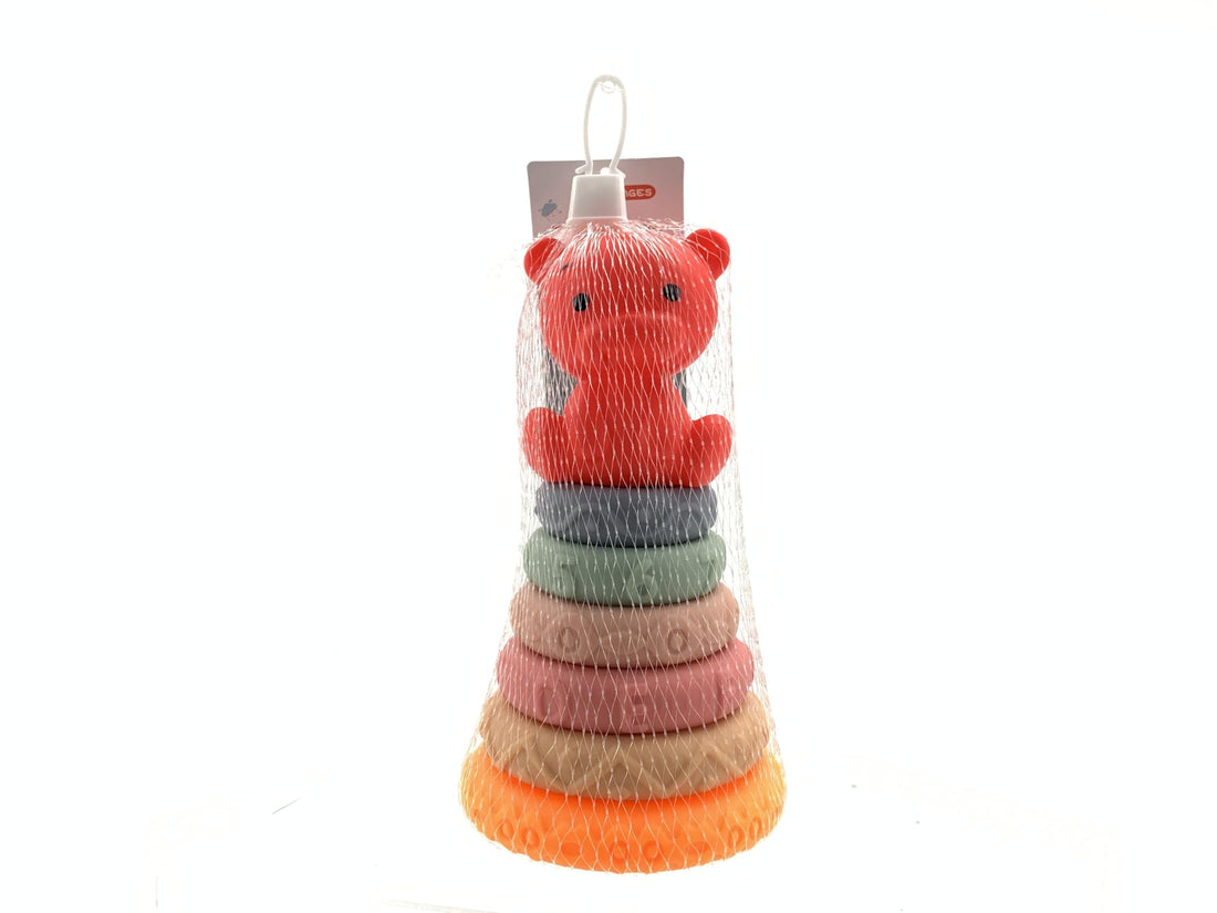 Awlad Farghaly Baby Toy 6 Discs + Bear Toy - Plastic