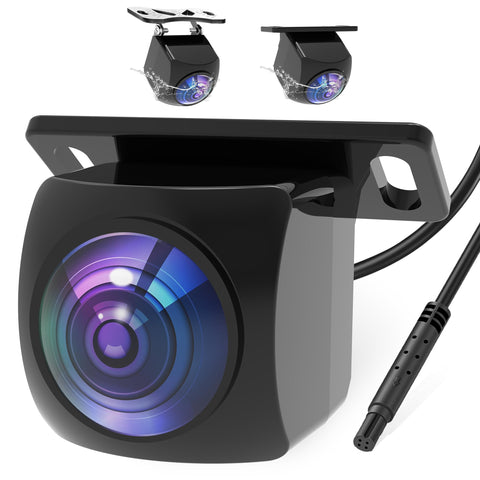 Backup Camera for Car, License Plate Backup Camera for car,AHD 1080P Metal 170 Degree Wide Angle Rearview Reversing Camera,Clear Night Vision Reverse Rear View Camera for Car Vehicle SUV RV