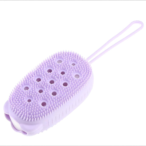 Body Bath Pillow - Silicone Double Side Bubble Wash with Soft Rubbing Massage; Perfect for Effective Deep Cleansing of Skin, Perfect for Daily Shower, Multicolor