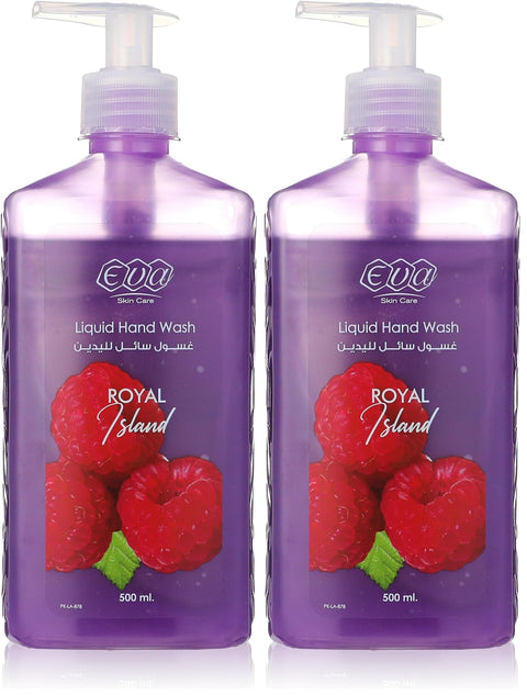Eva Skin Care Royal Island Hand Wash 500 ml (Pack of 2)