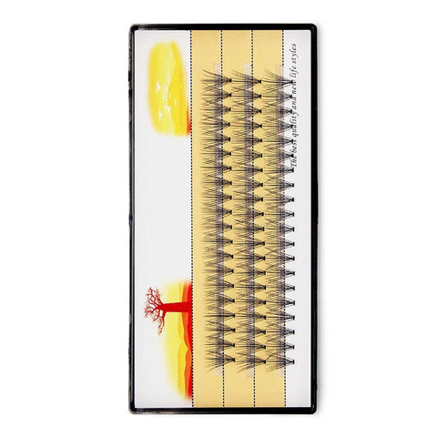 fasafii 60knots/Case Natural False Eyelash Extension Makeup 10D Individual Faux Eye Lashes Professional Fake Grafting Cilias (Color : 14mm, Size : 0.10mm)