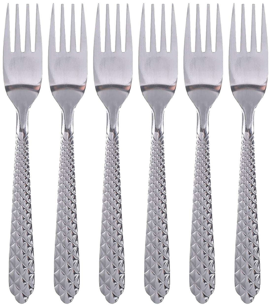 94 Stainless Steel Table Fork Set, 6 pieces - Silver
