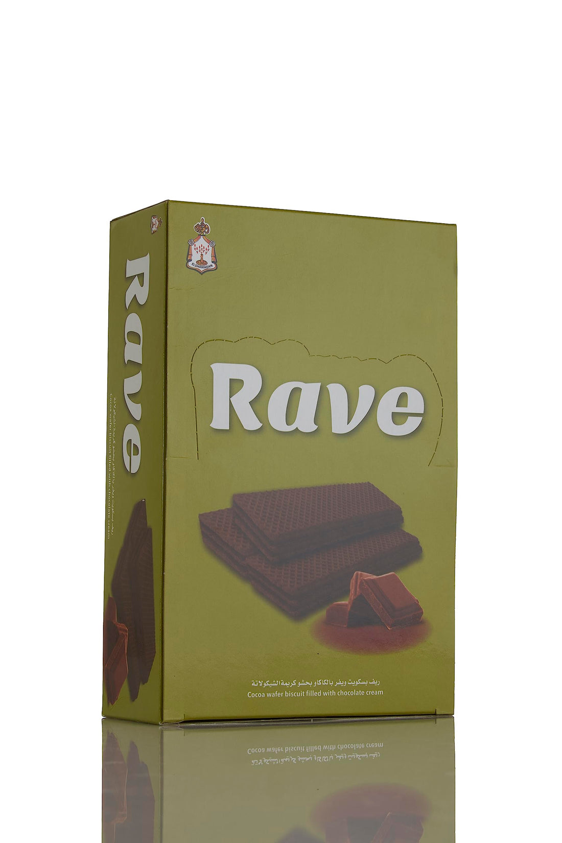 Rave cocoa wafers filled with natural chocolate Set Of 12