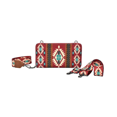 SHOWDAY Clutch Bag with Zipper, Full-Size Handbags for Women,Women Hand Wallet,High Quality Fabrics Handbags Bohemian Canvas Crossbody Bag Womens Hippie Bucket Bag
