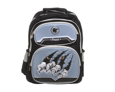 MG-3 16INCH 16244 Durable School Backpack with 4 Zippers, Spacious & Lightweight Bag for Kids, Teens & Students, Comfortable Shoulder Straps 3D