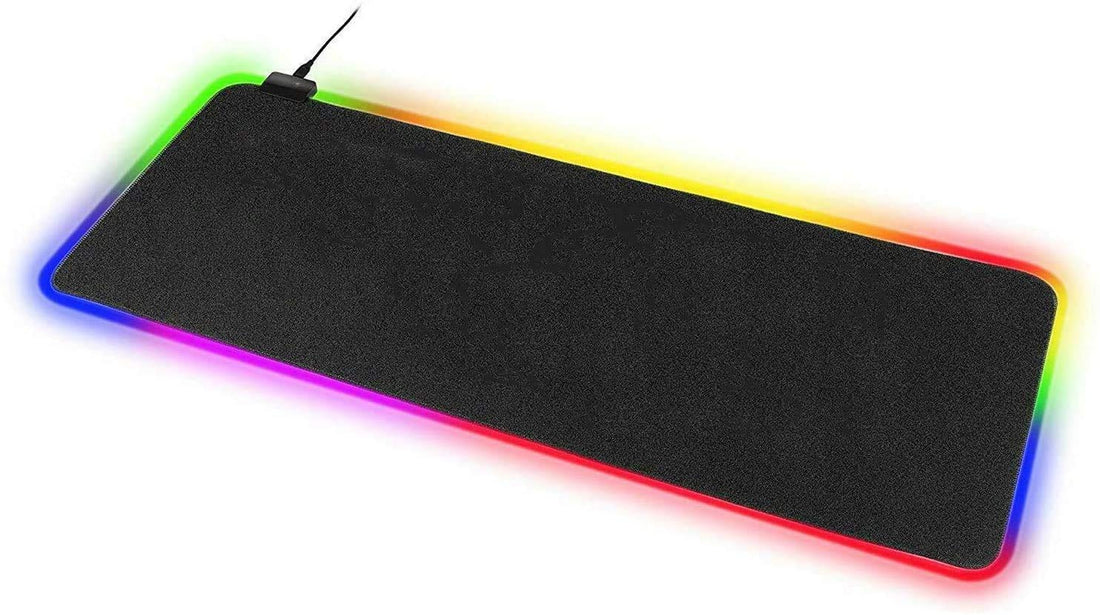 Nil RGB Gaming Mouse Pad (80x30x0.4cm) - LED Light Keyboard Mat - Colorful