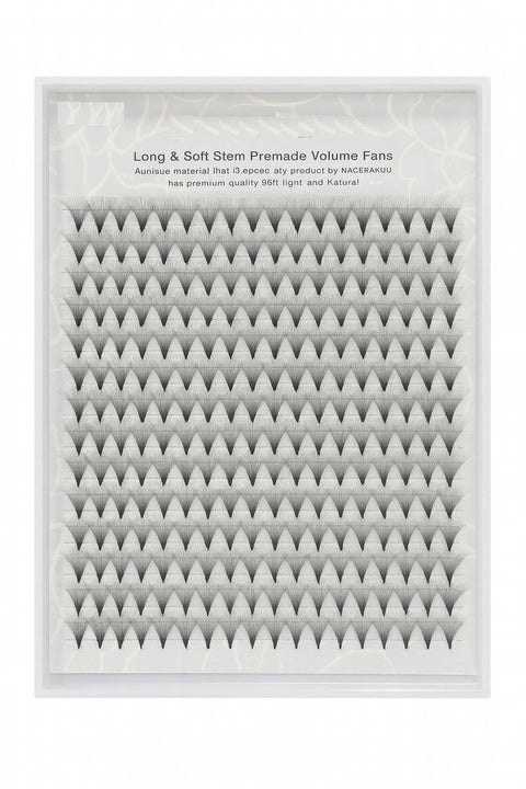 280PCS- 20D Premade Volume Fan Eyelash Extensions 11mm, Soft Long-Stem Cluster Lashes, Lightweight Fluffy Fans for Natural Lash Application, Easy Volume Extensions for Full and Lifted Look