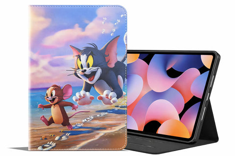 Dl3 Mobilak Case for Samsung Galaxy Tab A7 (SM-T500 / T505) 10.4 inch 2020, Slim PU Leather Folio with Adjustable Stand, 3D Pattern Shock-Absorbing Tablet Cover (Style 9)