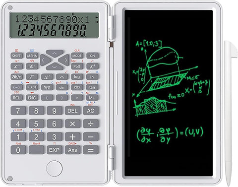 Keybonut Chalkboard - Calculator & Electronic Writing Pad in Your Pocket! 床 12 Digit LCD Display + Converted Writing Board! Light Foldable, Office & Ga - Generic