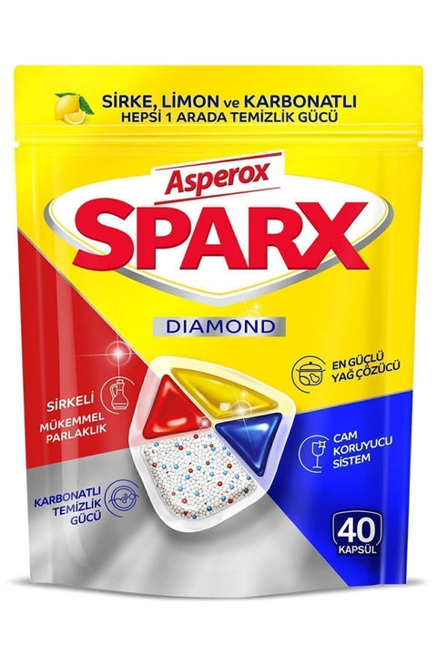 Asperox Sparx Diamond Dish Capsule, Pack of 40