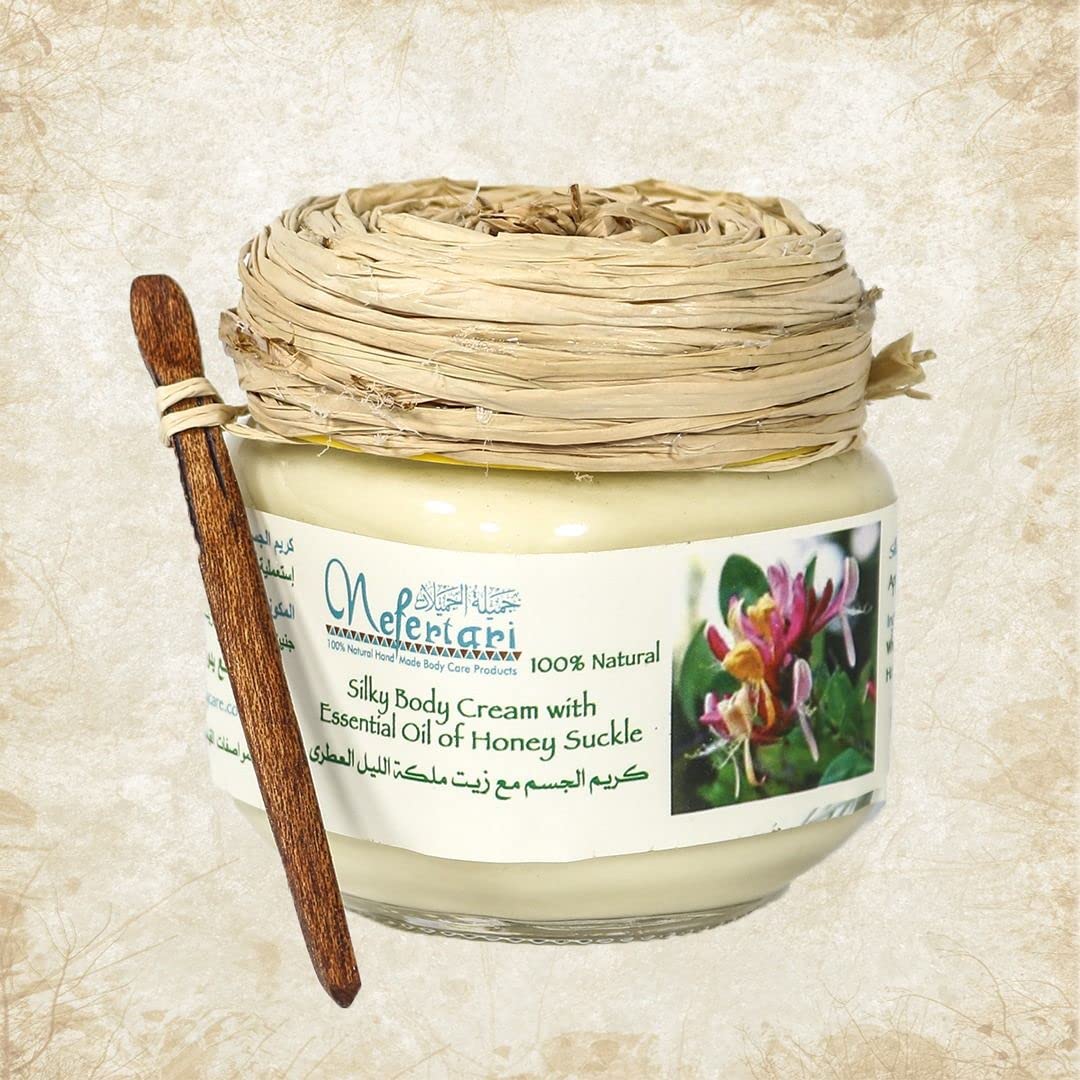 Nefertari Body cream with essential oil of honey suckle