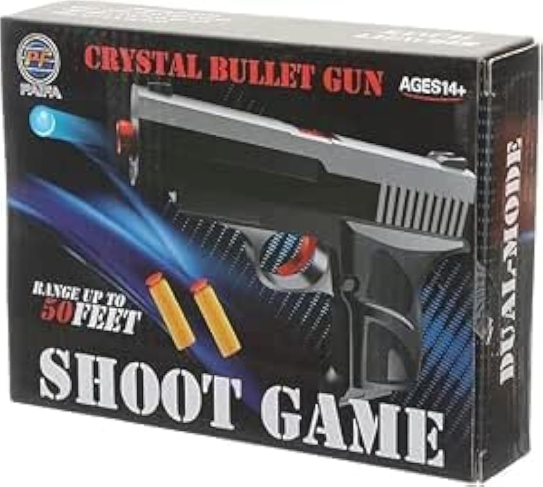 Soft Bullet Gun, Range Up To 50 Feet, Shoot Game