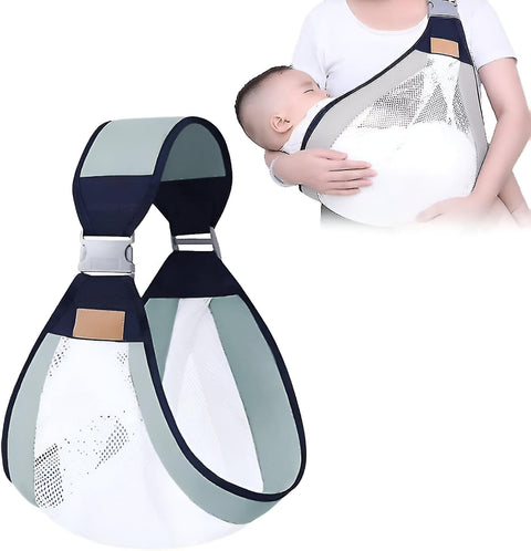 Newborn Holder - Soft and Airy Baby Sling with Durable Cotton and Mesh Fabric, Ideal for Carrying Infants with Ease