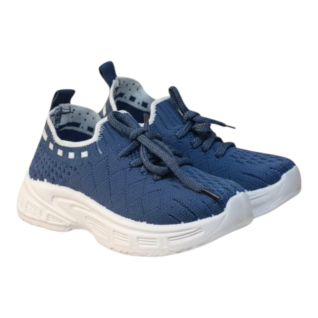 Boys and Girls Slip On Lace-Up Sneakers 22 to 26 Colors 444