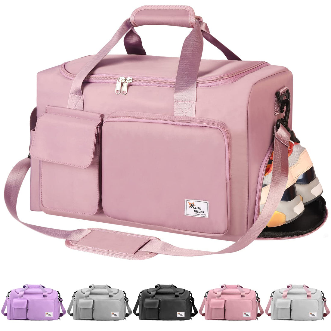 Foldable Travel Bag - Waterproof with Shoe Compartment for Long Plane Journeys, Short Train Journeys
