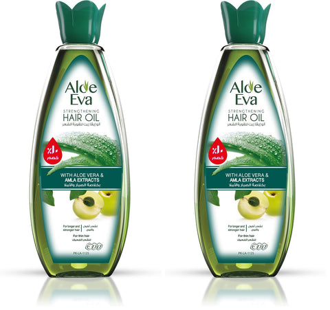 Eva Aloe Eva Strengthening Hair Oil With Aloe Vera & Amla Extract 85 Ml (Pack of 2)