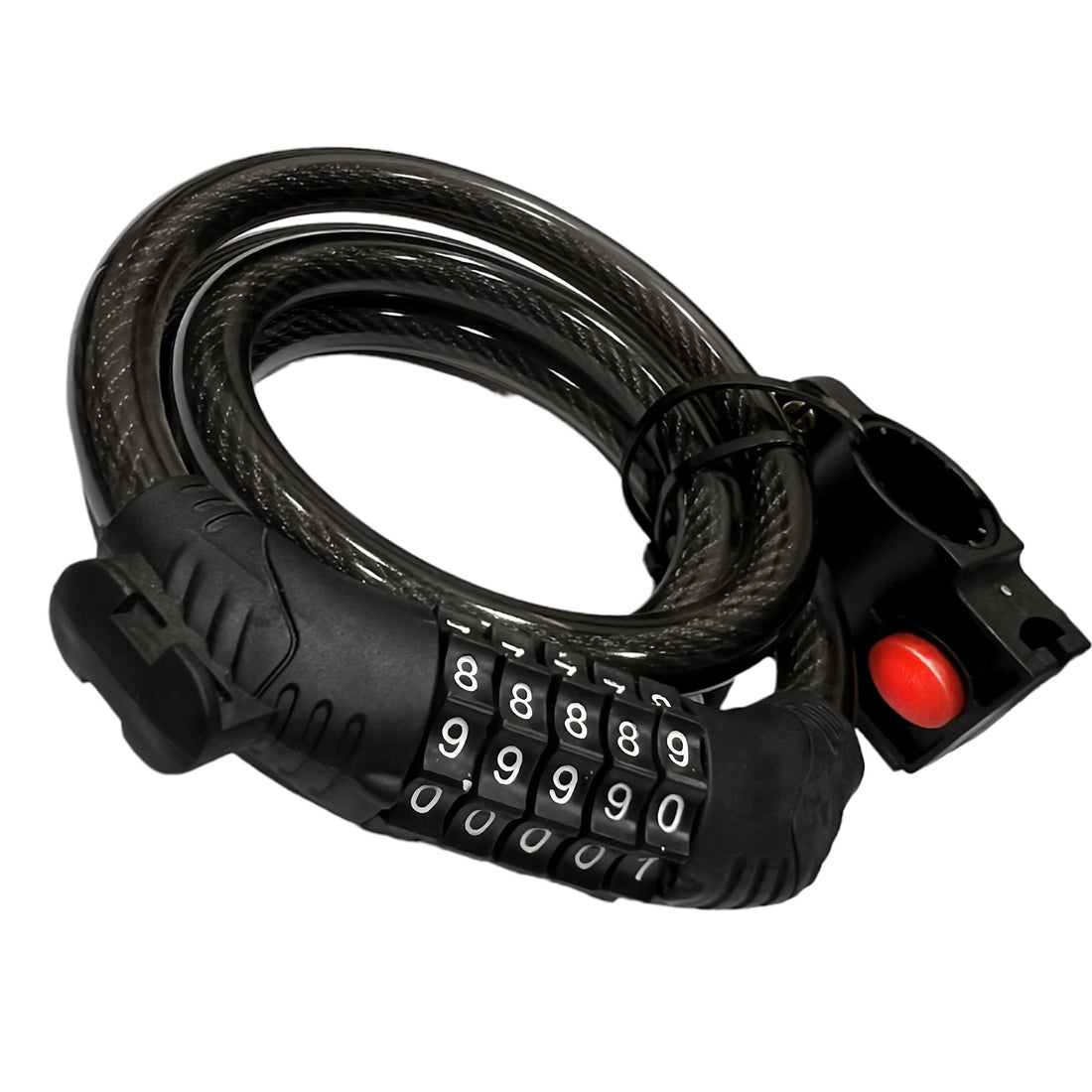 CYCLISTA Bicycle Lock Anti-Theft 5 Digit High Security Bicycle Lock - Black