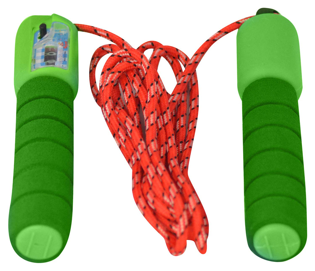Jump rope with counter - green
