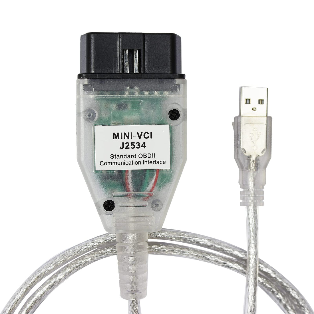 VCI J2534 Cable Fit for Toyota TIS Techstream - Latest Version V16.00.017, Firmware V1.4.8, Cable OBD2 Diagnostic Cable, Scanner Adapter Diagnostic Cable Scan Tool, Support Win XP WIN7 WIN10 32/64bit