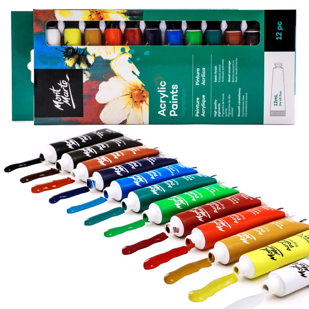 Acrylic Paints Signature 12pc x 12ml (0.4 fl.oz)